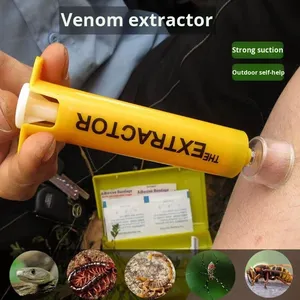 Extracteur de <span class=keywords><strong>venin</strong></span> Venom Vacuum pour piqûres de serpent, de moustique et d'<span class=keywords><strong>abeille</strong></span> en extérieur, équipement de survie et de sauvetage, fabriqué en Chine, estampillé à chaud - Product Image 2