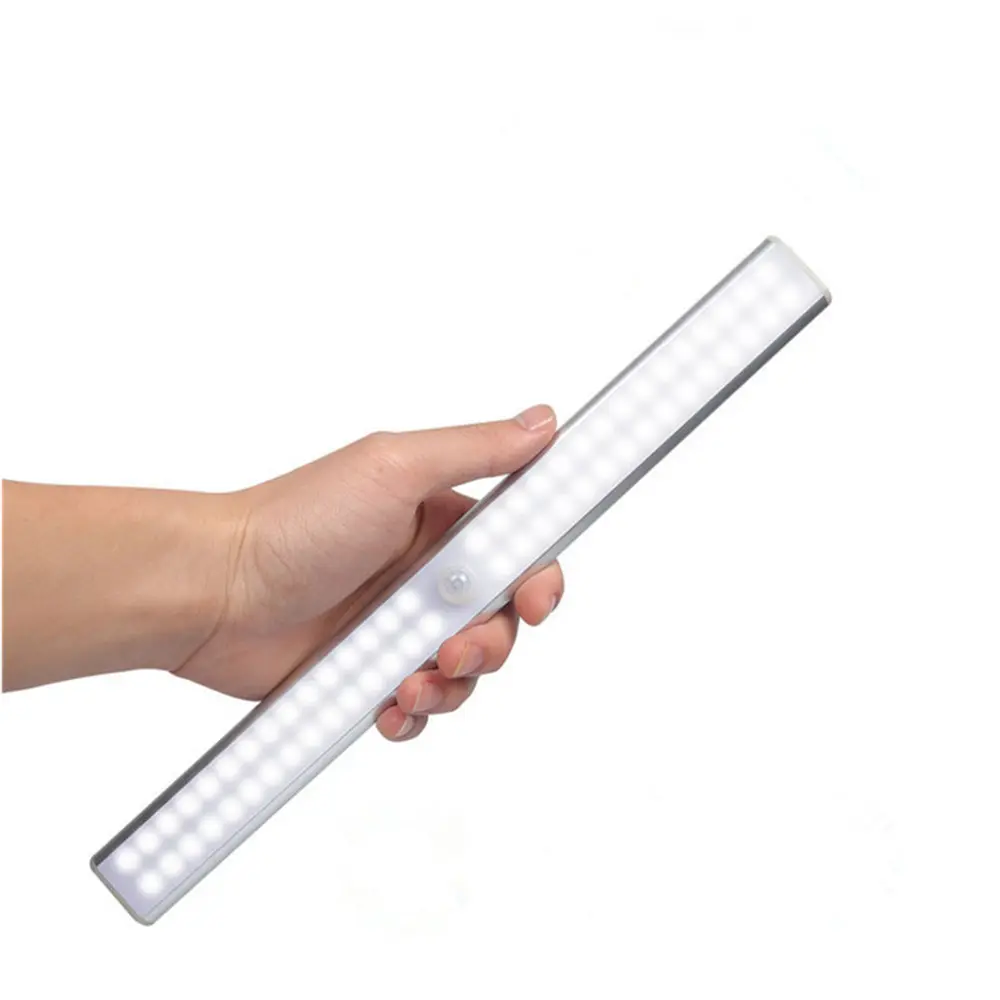 USB Battery Rechargeable Cabinet Light 80LEDs/120LEDs Night Light LED Human Body Induction wall mounted sensor light