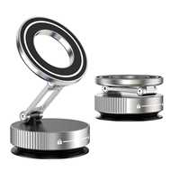 Faltbare Glas-Vakuum-Magnet-Autohalterung mit Starker 360-Grad-Drehung, Armaturenbrett-Halterung mit Starkem Magneten aus Metall