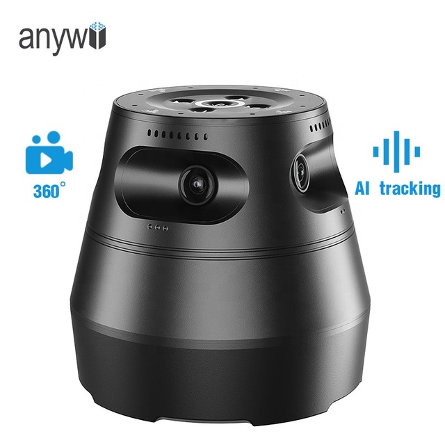 Anywii 360 Panorama Camera Global Auto Tracking Conference Camera Ai USB CMOS 1 Year Warranty