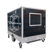 Remorque personnalisée, camion d'aliments, chariot de nourriture mobile, café de rue en plein air, avec cuisine, livraison gratuite