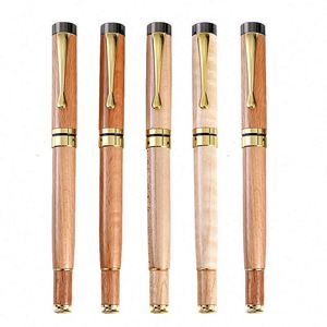 Stylo publicitaire en bambou personnalisé de haute qualité, cadeau d'entreprise écologique pour le bureau, stylo en métal - Product Image 2