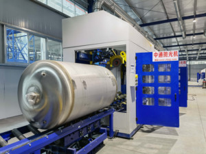 Kunden spezifische Produktions linie für LKW-montierte Gasflaschen-Außen kreis schleif-und Polier maschinen - Product Image 3