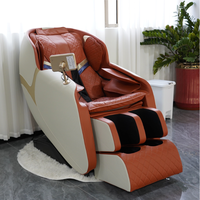 Fauteuil de massage Zhipin 2025 SL à gravité zéro, corps entier, commande vocale intelligente 3D, haut-parleur Bluetooth, chauffage des pieds, en PU, pour hall d'hôtel