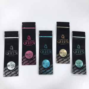 Sacs Mylar refermables biodégradables à fermeture éclair, résistants aux enfants, mats, de 3,5 g, pour l'emballage de bonbons comestibles infusés - Product Image 4