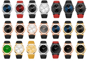 Orologio di Lusso da <span class=keywords><strong>Uomo</strong></span> al Quarzo OEM ODM Popolare in Acciaio Inossidabile con Speciale Placcatura Verde e Logo Personalizzato - Product Image 6