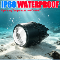 Projecteur de Feu Antibrouillard Bi-LED W30 ECO 3 Pouces à Vendre Rapidement, Lentille de Projecteur de Voiture 100W Tricolore 3000K 4300K 6000K Canbus IP68 pour Éclairage de Conduite Automobile
