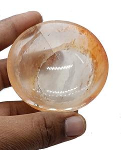 Bol en pierre précieuse Aventurine rouge bol en pierre décorative sculptée en cristal naturel pour la décoration intérieure et la guérison en gros - Product Image 3