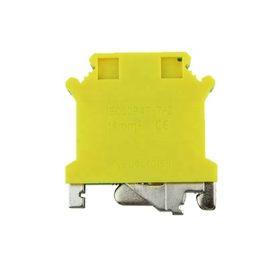 Uslgf16n — <span class=keywords><strong>bornier</strong></span> à mise à terre sur rail din, 16 mm², 10a - Product Image 1