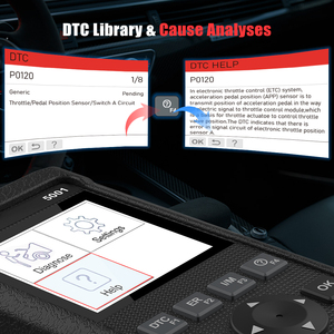 CR5001 เครื่องมือตรวจสอบรถยนต์ OBD2/EODO ฟังก์ชั่นครบครัน สำหรับตรวจสอบรหัสข้อผิดพลาดของเครื่องยนต์ ระดับมืออาชีพ - Product Image 5