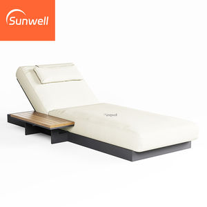 Tumbona de Metal Resistente a la Intemperie, Reclinable para Patio Exterior, Ajustable, <span class=keywords><strong>Cama</strong></span> de Playa, Silla de Descanso para Patio Exterior - Product Image 2