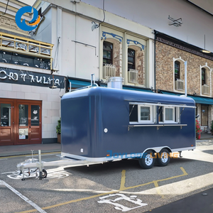 Camion de cuisine mobile entièrement équipé en acier inoxydable et aluminium, remorque de concession personnalisée à vendre pour la vente de restauration rapide - Product Image 4