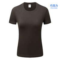 T-shirt décontracté avec Logo personnalisé pour femme, haut en coton, estival et décontracté