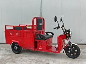 Tricycle à trois roues pour adultes, tricycle motorisé 60v pour usage passagers et transport de marchandises - Product Image 2