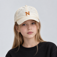 Casquettes ajustées unisexes pour enfants ZG Quality 6 panneaux style hip-hop en polyester, broderie de logo personnalisée, streetwear