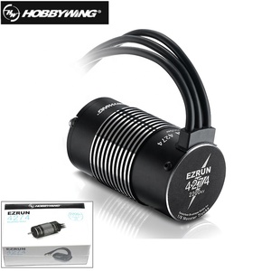 Moteur brushless haute fréquence Hobbywing EZRUN SL <span class=keywords><strong>4274</strong></span> sans capteur 4 pôles <span class=keywords><strong>2200KV</strong></span> noir pour voiture RC 1/8 - Product Image 3