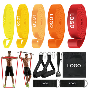 Natural Latex Wholesale Custom Pull Up <b>Bands</b> Resistance <b>Bands</b> Set for Gym <b>Workout</b> Exercise Training - Product Image 2