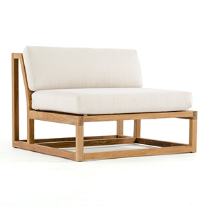 Juego de Sofás Modulares para Exteriores de Madera de Teca con Cojines para Patio y Jardín - <span class=keywords><strong>Atha</strong></span> - Product Image 5