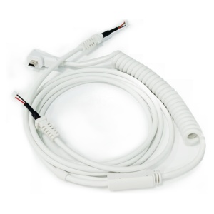 Sonda de <span class=keywords><strong>pie</strong></span> redonda personalizada ángulo recto Mini5P a MX1.25 3P/4P conjunto de cable de resorte para equipos médicos - Product Image 6