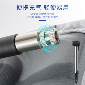 Cojín de Asiento Médico Anti-Decúbito AiHuJia, Gris Azulado, TPE, Firmeza Media, Inflable, Soporte para Glúteos - Product Image 2