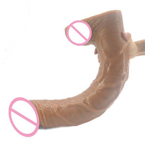 Dildo Realistico Gigante in PVC Nero Spesso e Grande, 50,5cm*8,7cm, Giocattolo Sessuale per Donne - Product Image 3
