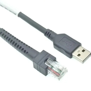 Cable de escáner de código de barras USB gris 2M 3M 5M RJ45 para Symbol Moto LS2208/DS2208/ LS4208/LS4478/<span class=keywords><strong>DS9208</strong></span>/DS3578 Cable de escáner de código de barras - Product Image 3