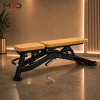 Banc de musculation pliable multi-positions réglable, inclinable et déclinable, capacité 75 kg, usage commercial, renforcement musculaire