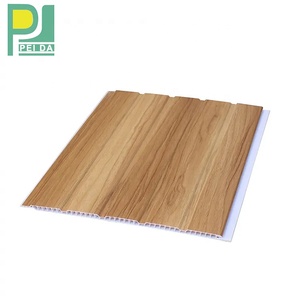 Nouveau Modèle D'impression De Stratification En Bois <span class=keywords><strong>Pas</strong></span> <span class=keywords><strong>Cher</strong></span> <span class=keywords><strong>PVC</strong></span> Panneau de Plafond - Product Image 2