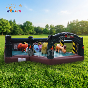Winsun เตียงผ้าใบเป่าลมรูปไดโนเสาร์เป่าลมได้ - Product Image 1