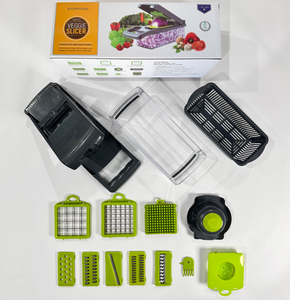 إكسسوارات مطبخ للبيع بالجملة من المصنع مباشرة، قطاعة طعام 14 في 1، مفرمة خضروات وبصل، قطاعة مندولين، قطاعة خضروات متعددة الوظائف - Product Image 2