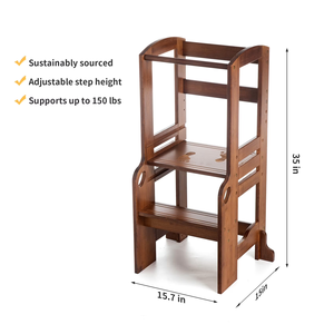 Height Adjustable Children <strong>Stool</strong> Kids Learning <strong>Stool</strong> Kids <strong>Kitchen</strong> <strong>Step</strong> <strong>Stool</strong> Children <strong>Step</strong> <strong>Stool</strong> for <strong>Kitchen</strong> - Product Image 6