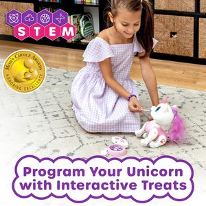 <span class=keywords><strong>Jouet</strong></span> robotique électrique pour animaux de compagnie Dwi Dowellin en forme de <span class=keywords><strong>licorne</strong></span> avec gestes interactifs de la main, <span class=keywords><strong>robot</strong></span> télécommandé avec son et lumière - Product Image 4