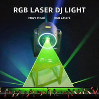 10W RGBW Laser-Projektor Bühnenbeleuchtung mit DMX512-Steuerung IP33-Zertifiziert für DJ-Club-Events