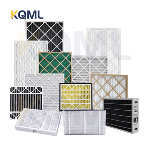 Filtre à air de four de climatiseur à panneau plissé à cadre en carton MERV 8 11 13 14 16 personnalisé pour système HVAC <span class=keywords><strong>FFU</strong></span> - Product Image 1