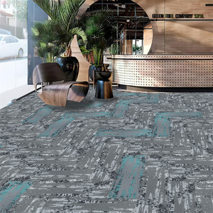 Dalles de moquette modernes, douces, insonorisées, colorées, en polypropylène, avec support en PVC, <span class=keywords><strong>à</strong></span> emboîtement, <span class=keywords><strong>à</strong></span> boucles épaisses, pour la maison - Product Image 2