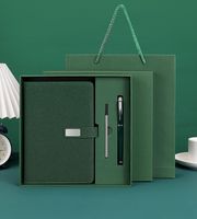 Ensemble de papeterie Naifei modèle 102 A5 promotionnel, carnet à couverture en cuir, stylo, couleur personnalisée pour cadeaux d'affaires personnels