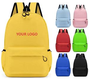 Low MOQ Custom Logo Polyester Waterproof Bookbags Large Capacity Student Backpack Children School <b>Bags</b> - Product Image 1
