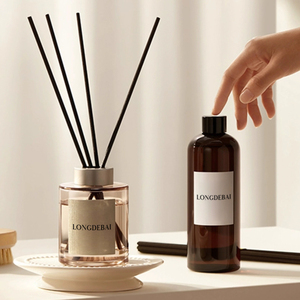 Wholesale Clear Empty Luxury Large Glass Aroma Bottle 50ml 100ml 150ml 200ml <b>Reed</b> <b>Diffuser</b> Bottle for Home Decorative - Product Image 3