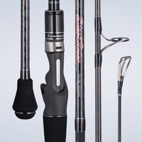 Runtoo Black Rider Boat 1.91m ML/M Pointes en carbone solide Spinning Casting Rod Japon Fuji Parts Slow Jigging Canne à pêche