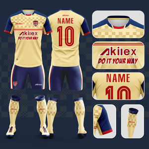 Tenues <span class=keywords><strong>de</strong></span> sport Akilex <span class=keywords><strong>2023</strong></span>, 100% polyester <span class=keywords><strong>de</strong></span> haute qualité, vêtements <span class=keywords><strong>de</strong></span> football professionnels, design personnalisé par sublimation, t-shirts <span class=keywords><strong>de</strong></span> football pour hommes - Product Image 6