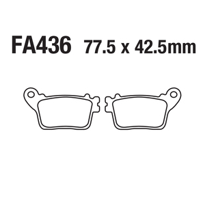 Pastillas de Freno de Disco para Motocicleta, Sustrato de Cobre, Sinterización de Metal para FA436 <span class=keywords><strong>HONDA</strong></span> CB CBR 600 <span class=keywords><strong>1000</strong></span> Kawasaki Ninja <span class=keywords><strong>Zx</strong></span> 6r 10r - Product Image 4