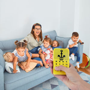 2025 Mini Botón de sonido parlante programable personalizado gran oferta 16 sonidos Pregrabación voz música zumbador electrónica de consumo - Product Image 1