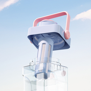 Distributeur de boissons en plastique écologique de 3,7 L avec bec verseur et poignée, carafe réutilisable pour réfrigérateur, idéale pour <span class=keywords><strong>jus</strong></span>, thé et boissons froides - Product Image 4
