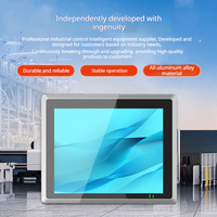 Terminal de contrôle industriel tout-en-un avec écran tactile entièrement fermé et configuration PLC pour tablette industrielle