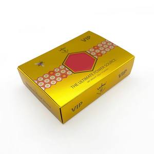 Scatola Regalo Rettangolare Pieghevole di Alta Qualità, Confezione Dorata per Tè, Bomboniere, Cioccolato, Caffè Istantaneo, Imballaggio Alimentare Vuoto - Product Image 2