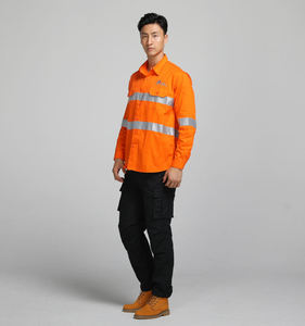 Camiseta de Seguridad de Alta Visibilidad Premium con Logotipo Personalizado Directo de Fábrica, 100% Reflectante para Hombre - Product Image 3