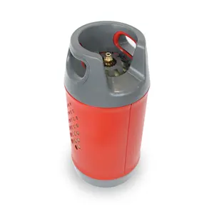 LPG composite cylinder safety no rust plastic gas tank HDPE 20bar 10kg color customized low price