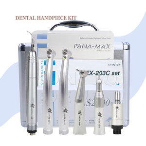 Kit de Pieza de Mano para Estudiante de Odontología con Turbina <span class=keywords><strong>Dental</strong></span> LED de Alta Velocidad y Pieza de Mano FX de Baja Velocidad con Juego de Escariador de Aire de 2/4 Orificios para Odontología - Product Image 1