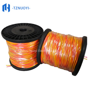 Fil de thermocouple de type K isolé FEP, à âme solide torsadée, jaune-rouge, <span class=keywords><strong>code</strong></span> <span class=keywords><strong>couleur</strong></span> ANSI 2x0,71 mm, pour machine industrielle PWHT - Product Image 5