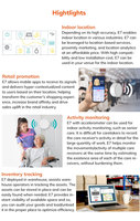 Etiqueta de activo pequeña Minew E7, resistente al agua IP67, iBeacon Eddystone de bajo consumo para marketing de proximidad